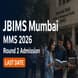 JBIMS Mumbai MMS Round 2 Admission 2026 Begins; Apply by June 3